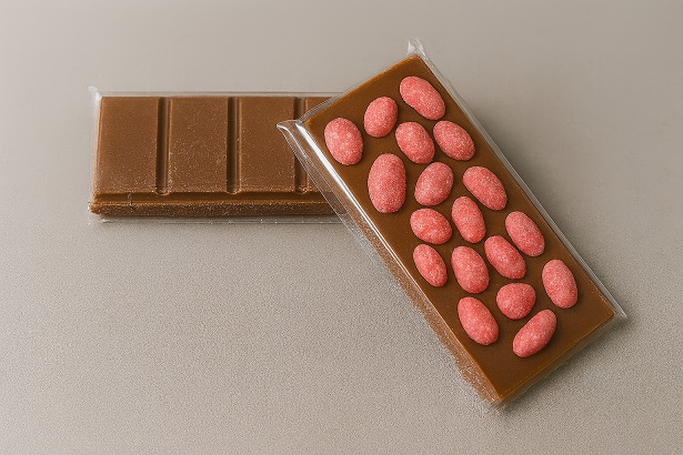 BARRA CHOCOLATE AO LEITE COM AMENDOIM DOCE