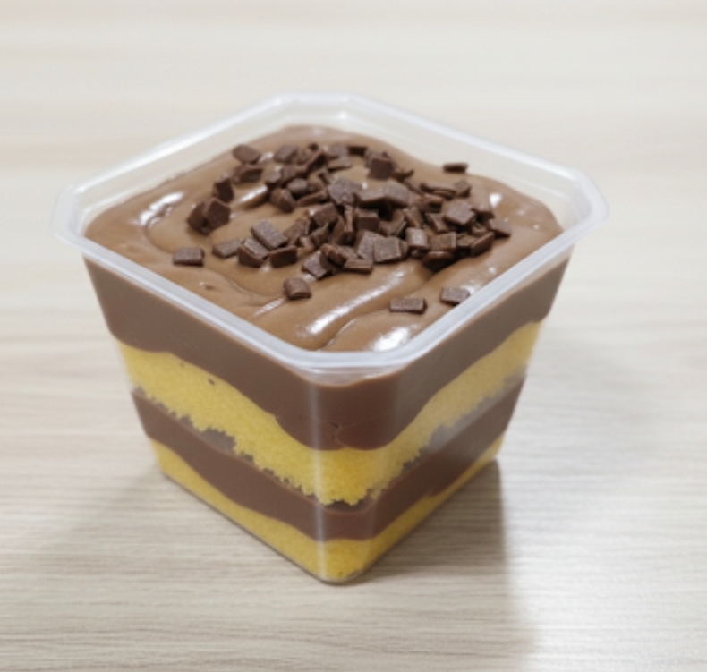 BOLO NO POTE - CENOURA COM BRIGADEIRO