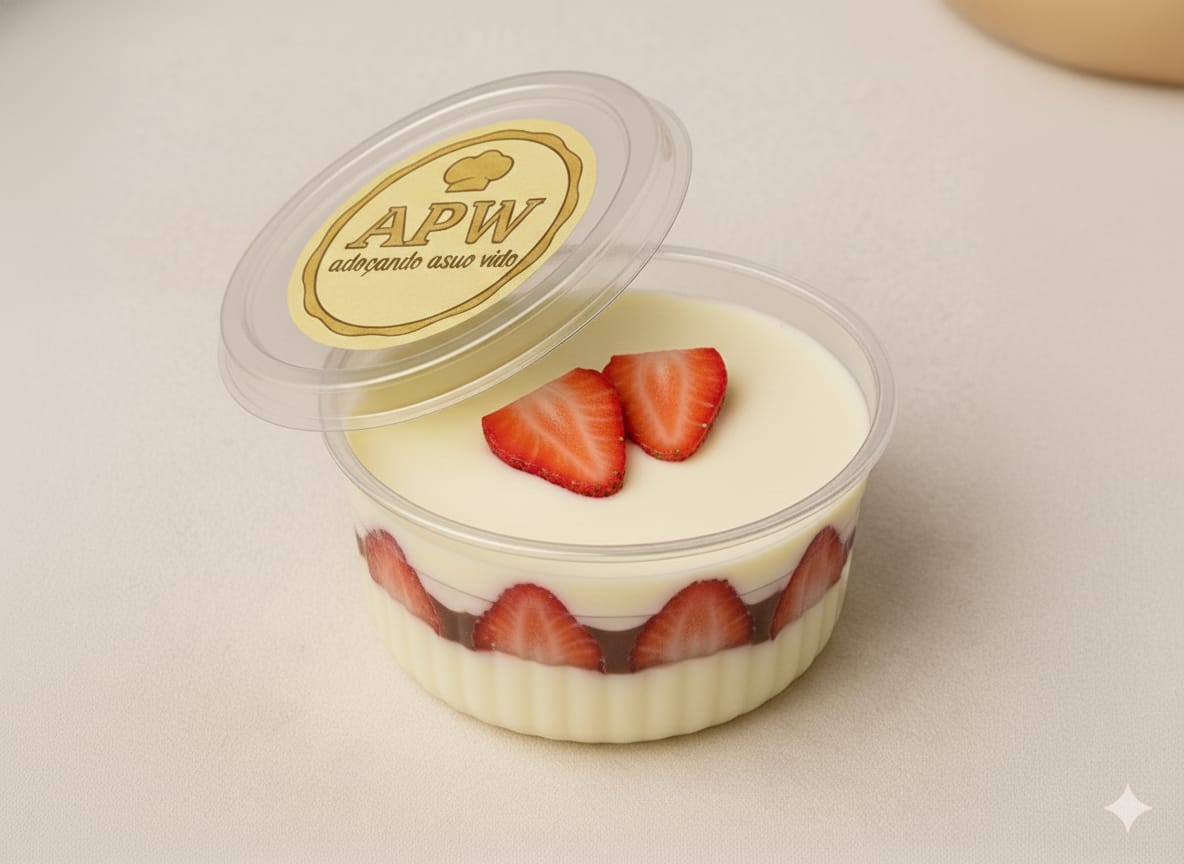 NUVEM DE NINHO COM MORANGO